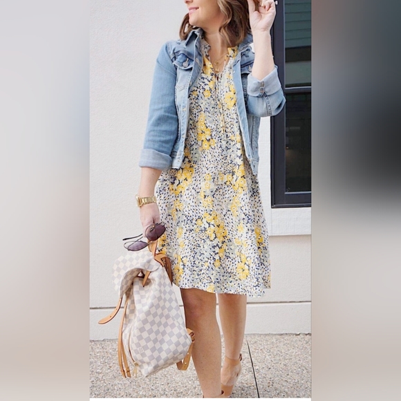 LOFT Dresses & Skirts - Loft Sundress / Loft Floral Print Dress / Loft Floral Swing Dress